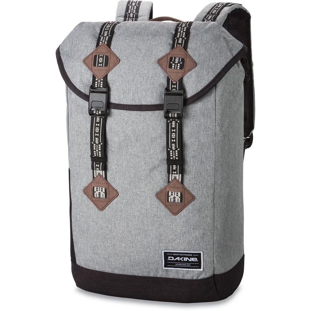 Dakine Trek 26L Backpack Gray/Black Laptop Sleeve